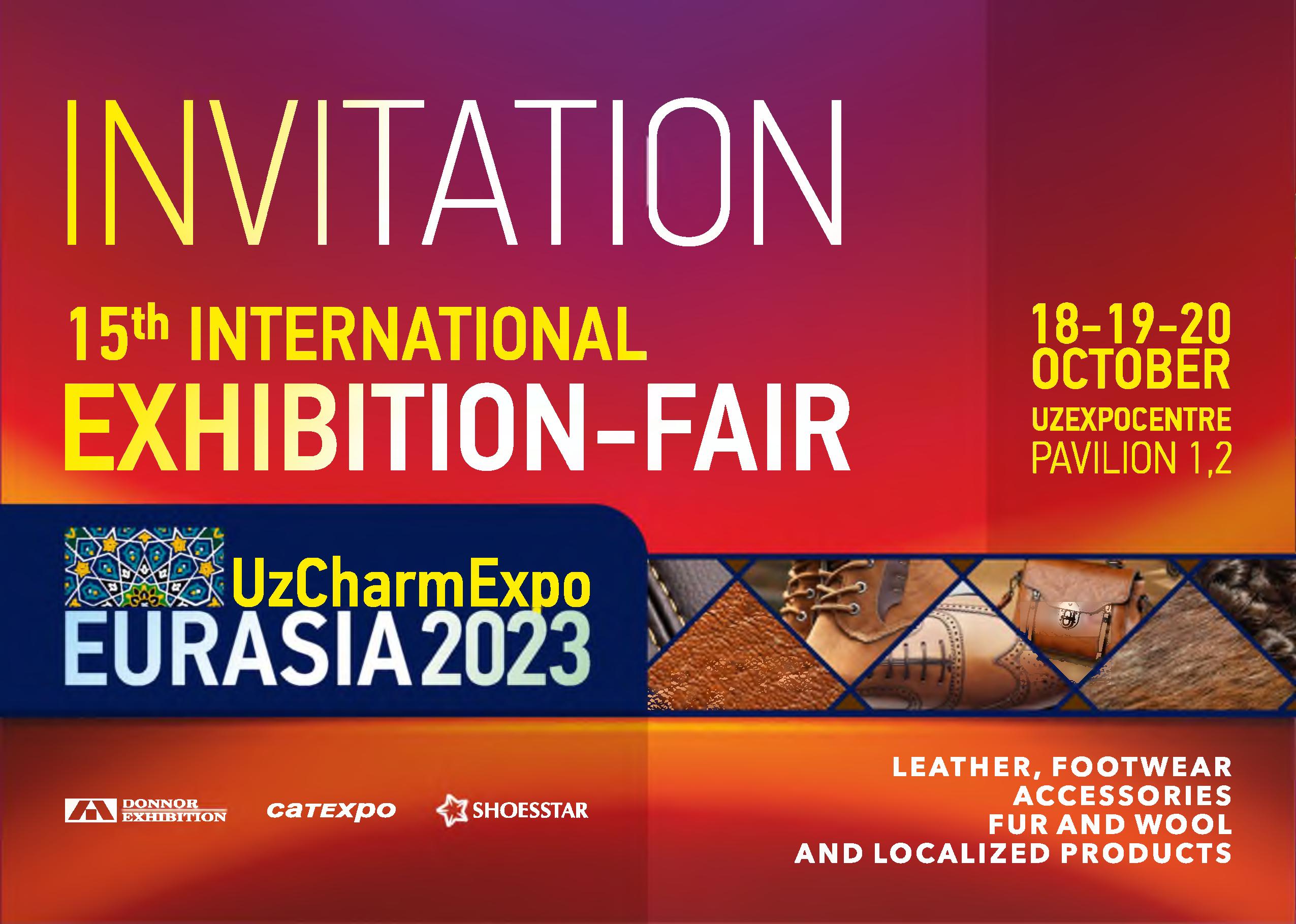 Uzbekistan will host «Uzcharmexpo-2023» 15th International Exhibition-Fair on 18-20 October 2023 in Tashkent 